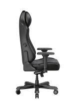 Gaming-Stuhl >DXRACER< bis 150kg, 4D Armlehnen, schwarz, EPU Bezug - 70x70cm (BxT)