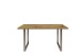Esstisch >TABLES< Artisan Eiche Dekor, U-Gestell Rohstahl - 140x74,7x90cm (BxHxT)