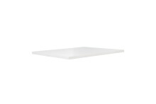 Esstisch >TABLES< in Weiss, schwarze U-Metallfüße - 140x74,7x90cm (BxHxT)
