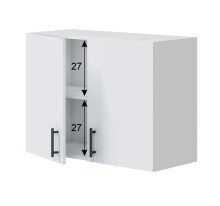 Küchen-Set >KIRA< in Weiß glänzend (Türen und Schublandenfront)