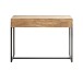 Konsole >54966< in akazie, schwarz, Massivholz, Metall - 100x75x35cm (BxHxT)