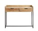 Konsole >54967< in akazie, schwarz, Massivholz, Metall - 100x80x35cm (BxHxT)