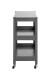 Servierwagen >55818< in anthrazit, Metall - 50x75x32cm (BxHxT)