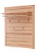 Garderoben-Set >Nature One< (4-teilig) in Kernbuche, teilmassiv - 164x193x40cm (B/H/T)