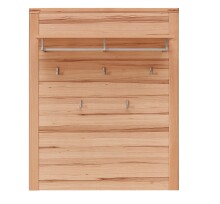 Garderoben-Set >Nature One< (2-teilig) in Kernbuche, teilmassiv - 90x158x40cm (B/H/T)