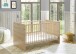 Babybett >Birta< 3 Schlupfsprossen, Artisan Eiche Dekor / Salbei - 78x90x143cm (BxHxT)