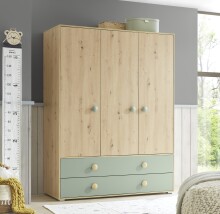 Babyzimmer-Komplettset >Birta< (5-teilig) Eiche /...
