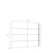 Schiebetürenschrank >SAVONA< 2 Böden, Beige Glanz  / Eiche Antik Dekor - 220,1x210,5x61,2cm (BxHxT)