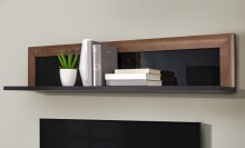 Wandboard >SAVONA< in Schlammeiche Dekor / schwarz...