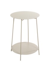 Beistelltisch >54183< in grau (Kaschmirgrau),...