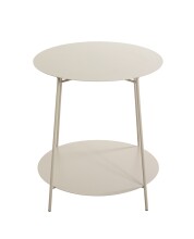 Beistelltisch >54184< in grau (Kaschmirgrau),...