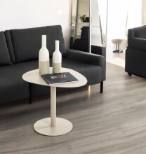 Beistelltisch >59139< in grau (Kaschmirgrau) - 51x42x41 (BxHxT)
