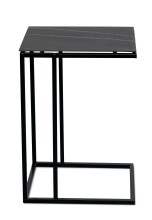 Beistelltisch >Beistelltisch Jon< in schwarz - 38x62x43 (BxHxT)