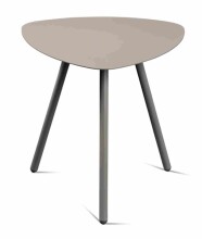 Beistelltisch >Mira 2< in grau, Metall grau -...