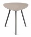 Beistelltisch >Mira 2< in grau, Metall grau - 50x50cm (BxH)