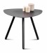 Beistelltisch >Mira 1< Metall, pulverbeschichtet, in anthrazit - 50x40x50 (BxHxT)