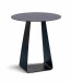 Couchtisch >Freddy 3 < Metall, pulverbeschichtet, in schwarz - 50x45 (HxD)