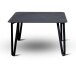 Couchtisch >Emma 3< in schwarz, Metall  - 75x45x75cm (BxHxT)