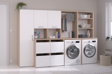 Mehrzweckschrank-Set >Laundry 1< in Eiche Dekor /...