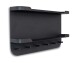 Garderobenleiste >Jil 2< 6 Haken, 2 Böden, anthrazit, Metall - 70x40x12cm (BxHxT)