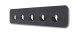 Garderobenleiste >Tilly 2< 5 Haken, anhrazit, Metall - 50x10x3cm (BxHxT)