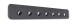 Garderobenleiste >Tilly 3< 7 Haken, anthrazit, Metall - 70x10x3cm (BxHxT)