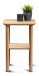 Beistelltisch >Dill 2< in Wildeiche , Massivholz - 40x60x40cm (BxHxT)