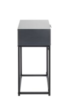 Konsolentisch >52883< in anthrazit, schwarz - 40x60x28cm (BxHxT)