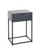 Konsolentisch >52883< in anthrazit, schwarz - 40x60x28cm (BxHxT)