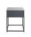 Konsolentisch >54857< in anthrazit, schwarz - 40x50x40cm (BxHxT)
