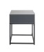 Konsolentisch >54857< in anthrazit, schwarz - 40x50x40cm (BxHxT)