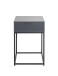 Konsolentisch >54858< in anthrazit, schwarz - 40x60x40cm (BxHxT)