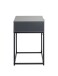 Konsolentisch >54858< in anthrazit, schwarz - 40x60x40cm (BxHxT)