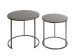 Beistelltisch >55888< (2er Set) in anthrazit, Metall - 43x40cm (HxD)