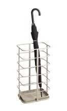 Schirmständer >59128< in grau (Kaschmirgrau), Metall - 28x50x20cm (BxHxT)