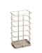 Schirmständer >59128< in grau (Kaschmirgrau), Metall - 28x50x20cm (BxHxT)