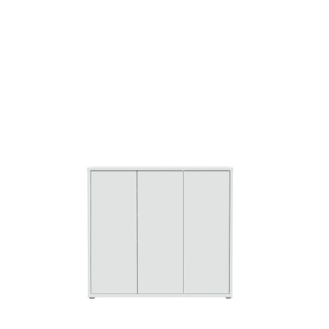 Schuhkommode >ALICE SPRINGS< 8 Böden, push to open, in Secret grey - 109,2x99,1x34,9cm (BxHxT)