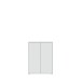 Schuhkommode >ALICE SPRINGS< 4 Böden, push to open, Secret grey - 74,5x99,1x34,9cm (BxHxT)