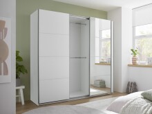 Schwebetürenschrank >Carano< Weiß /...