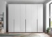Drehtürenschrank >Kevo< 3 Böden, 3 Stangen, Weiß, Holzwerkstoff - 270x225x52cm (BxHxT)