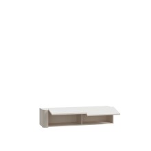 Hängeschrank >BREATHTAKER< 2 Klappen, 2 Fächer, Sandfarbig - 128,6x30,1x34cm (BxHxT)