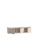 Lowboard >BREATHTAKER< 3 Türen, in Sandfarbig - 168x41,5x41,3cm (BxHxT)