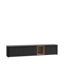 Lowboard >BREATHTAKER< 3 Klappen, Cabezone / Artisan Eiche Dekor - 215x41,5x41,3 (BxHxT)