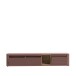 Lowboard >BREATHTAKER< 3 Klappen, terrakottafarbig / Eiche Dekor - 215x41,5x41,3 (BxHxT)