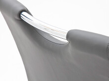 Esszimmerstuhl >Yanielle I< (4er Set) in Braun aus Metall - 43x100x57cm (BxHxT)