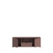 Lowboard >GANYMEDE< 2 Türen, Schublade, Fach, terrakottafarbig - 129,8x43,9x41,3cm (BxHxT)