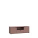 Lowboard >GANYMEDE< 2 Türen, Schublade, Fach, terrakottafarbig - 129,8x43,9x41,3cm (BxHxT)
