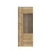 Stauraumvitrine >AKINORI< 2 Türen, Mauvella Eiche Dekor - 75,1x197,6x41,8cm (BxHxT)