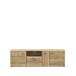 Lowboard >AKINORI< 3 Türen, 1 Schublade, Mauvella Eiche Dekor - 174,5x53,7x41,8cm (BxHxT)