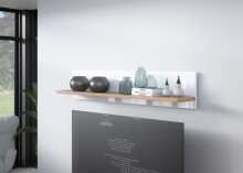 Wandboard >ATTENTION< in Riviera Eiche / Weiß...
